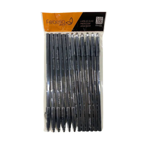 LAPIS DE OLHO PRETO FEBELLA PCT 12 PÇS
