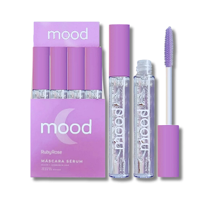 MÁSCARA SÉRUM INCOLOR CÍLIOS + SOBRANCELHA RUBY ROSE CX 12 PÇS