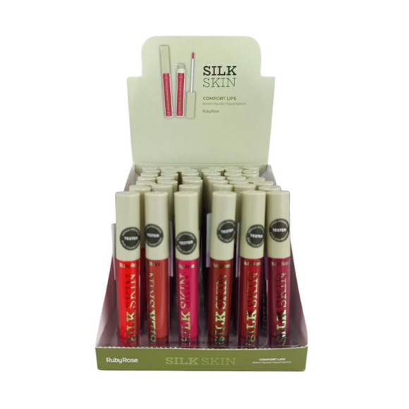 BATOM COMFORT LIPS SILK SKIN RUBY ROSE CX 36 PÇS