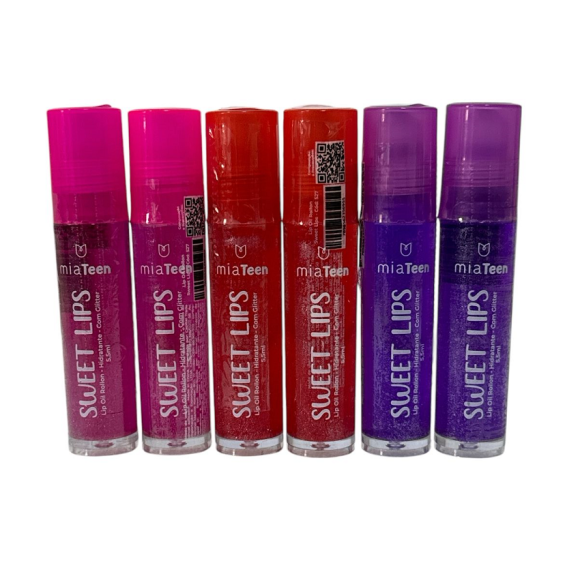 3 UNDS LIP OIL SWEET LIPS MIA MAKE
