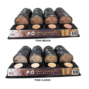 PÓ COMPACTO BELLO CHARME CX 24 PÇS