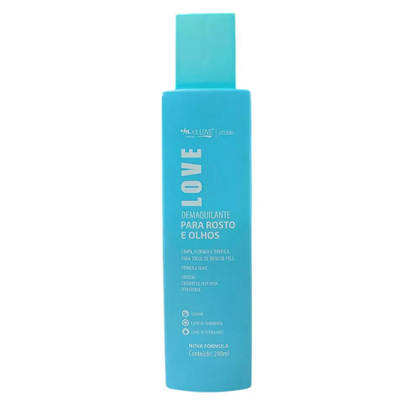 DEMAQUILANTE PARA ROSTO E OLHOS MAX LOVE