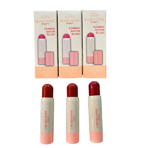 BLUSH STICK 3 EM 1 MISS LARY CX 18 PÇS