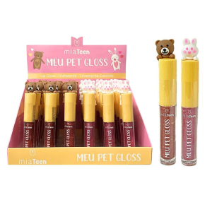 LIP GLOSS MEU PET GLOSS MIA MAKE CX 36 PÇS