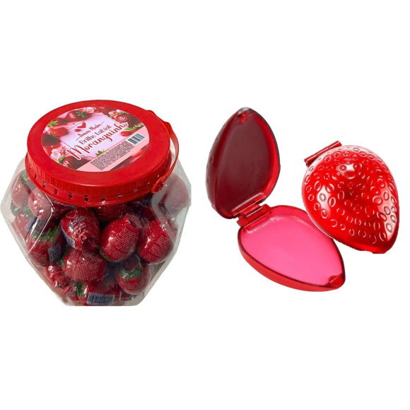 BRILHO LABIAL MORANGUINHO AMAR MAKE CX 60 PÇS