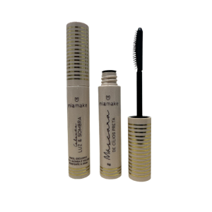 MASCARA DE CILIOS PRETA 2 EM 1 ALONGA E VOLUME MIA MAKE