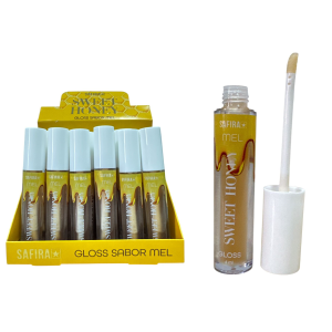 LIP GLOSS SWEET HONEY SAFIRA CX 24 PÇS