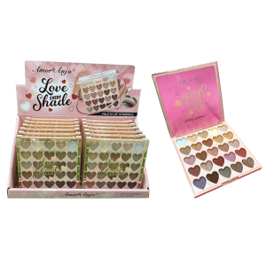 PALETA DE SOMBRAS LOVE EVERY SHADE AMOR ANJO CX 12 PÇS