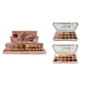 PALETA DE SOMBRAS NUDE 18 CORES AMOR ANJO CX 12 PÇS