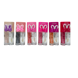 6 UNDS BRILHO LABIAL E LIP OIL 2 EM 1 AMOR ANJO