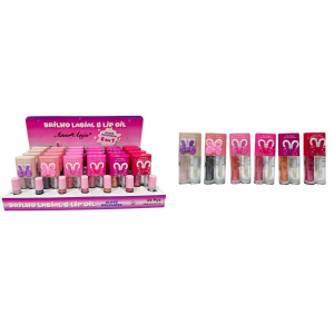 BRILHO LABIAL E LIP OIL 2 EM 1 AMOR ANJO CX 24 PÇS
