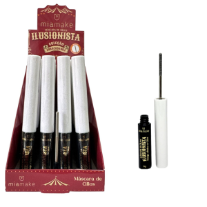 MASCARA PARA CILIOS ILUSIONISTA MIA MAKE CX 24 PÇS