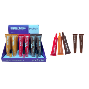 HIDRATANTE LABIAL BUTTER BALM MAHAV CX 24 PÇS
