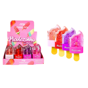 BRILHO LABIAL PICOLEZINHO MARIA PINK CX 24 PÇS
