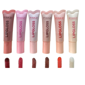 6 UNDS LIP GLOSS PINK 21