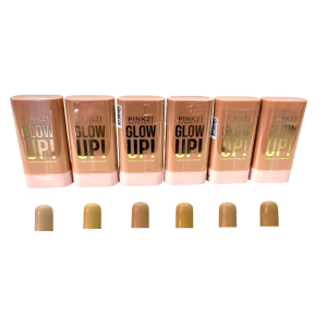 6 UNDS CORRETIVO STICK GLOW UP! PINK 21