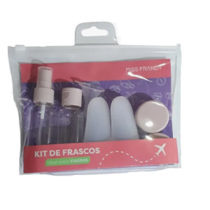 KIT DE FRASCOS PARA VIAGEM MISS FRANDY