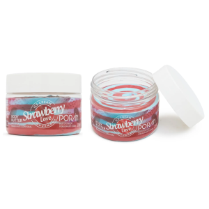 MANTEIGA HIDRATANTE BODY BUTTER ICE CREAM STRAWBERRY LOVE PORAN