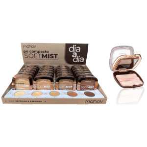PO COMPACTO SOFT MIST DIA A DIA MAHAV CX 24 PÇS