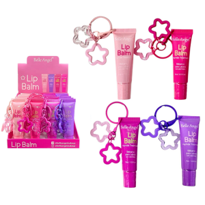 LIP BALM CHAVEIRO BELLE ANGEL CX 24 PÇS