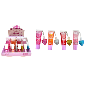 LIP KEY HEART WIKE MAKE CX 24 PÇS