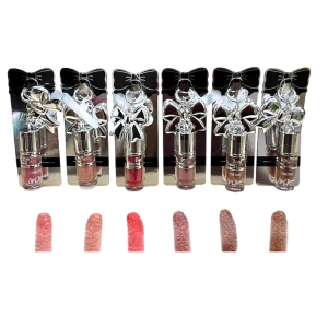 6 UNDS LIP GLOSS BLACK LONGA DURAÇÃO FEMME PARIS