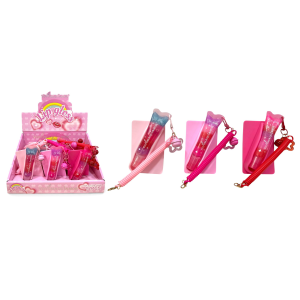 LIP GLOSS COM CHAVEIRO YOYOMAQUIAMOR CX 12 PÇS