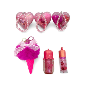 3 UNDS KIT BRILHO LABIAL CORAÇÃO YOYOMAQUIAMOR