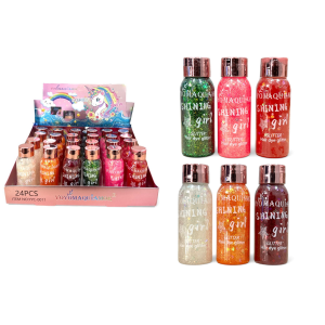 GLITTER FACIAL E CORPORAL YOYOMAQUIAMOR CX 24 PÇS