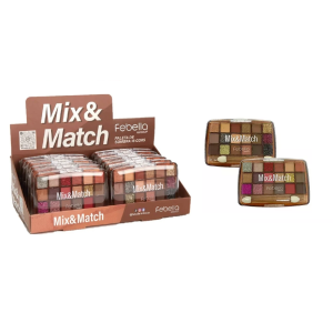 PALETA DE SOMBRA MIX & MATCH FEBELLA CX 12 PÇS