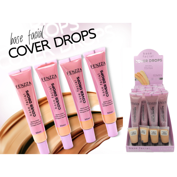 BASE FACIAL COVER DROPS FENZZA CX 32 PÇS