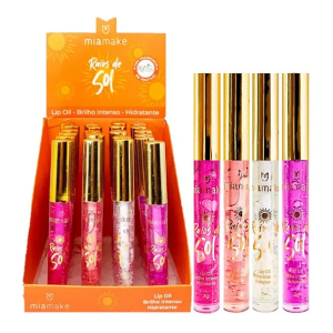 LIP OIL RAIOS DE SOL MIA MAKE CX 24 PÇS