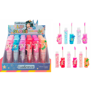 LIP GLOSS SEREIA LUA E NEVE CX 24 PÇS