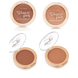 2 UNDS BRONZER COMPACTO CHOCO FUN FENZZA