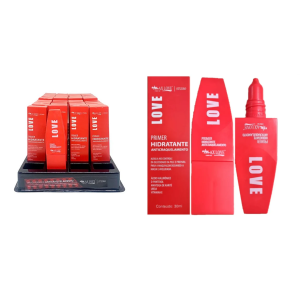 PRIMER HIDRATANTE ANTICRAQUELAMENTO MAX LOVE CX 36 PÇS