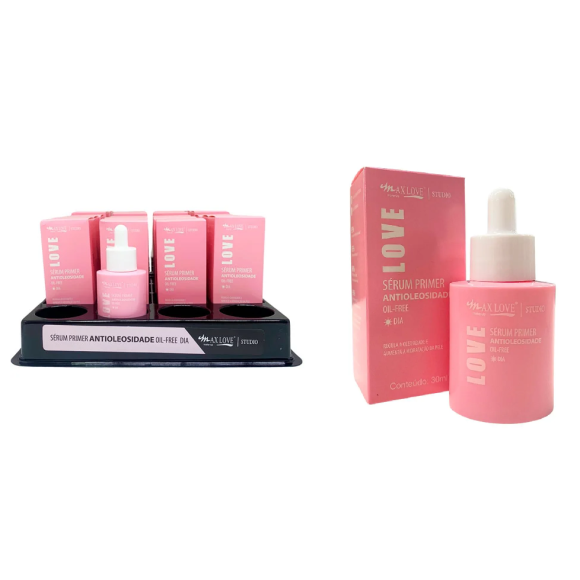 SERUM PRIMER ANTIOLEOSIDADE DIA MAX LOVE CX 24 PÇS