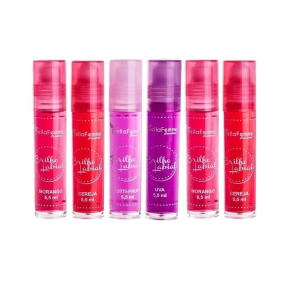6 UNDS BRILHO LABIAL FRUTAS BELLA FEMME