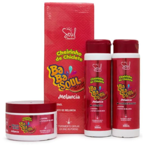 KIT CAPILAR CHEIRINHO DE CHICLETE MELANCIA BABASOUL