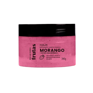 ESFOLIANTE CORPO E ROSTO MORANGO PORÁN