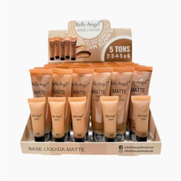 BASE MATTE BELLE ANGEL CX 24 PÇS