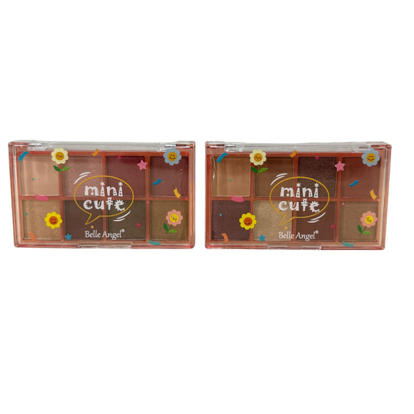 2 UNDS PALETA DE SOMBRAS MINI CUTE BELLE ANGEL