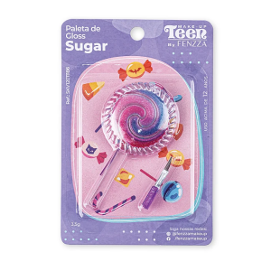 PALETA DE GLOSS INFANTIL SUGAR FENZZA