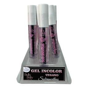 GEL INCOLOR SOBRANCELHAS DELY DELY CX 18 PÇS