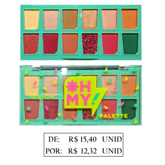 PALETA DE SOMBRA OH MY! RUBY ROSE