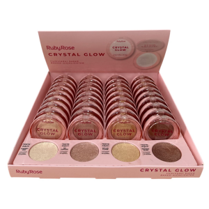 ILUMINADOR BAKED CRYSTAL GLOW RUBY ROSE CX 36 PÇS