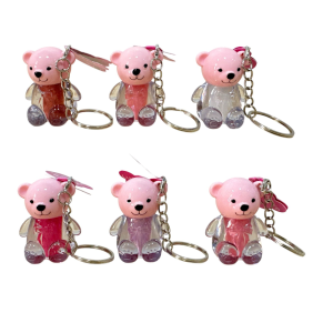 6 UNDS LIP GLOSS URSINHO CHAVEIRO LUA E NEVE