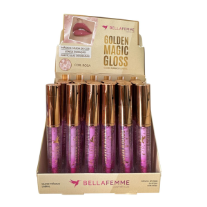 GLOSS GOLDEN MAGIC BELLA FEMME CX 24 PÇS